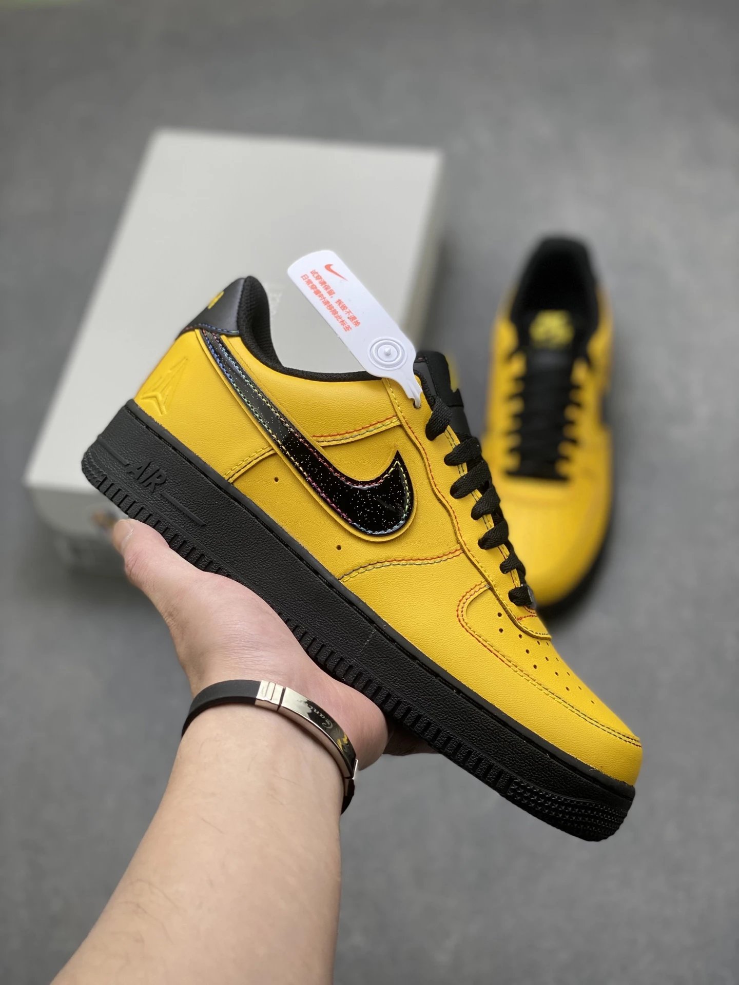 海外限量发售！公司级NIke Air Force 1 07 Low 空军一号低帮 运动鞋 休闲鞋 折边针车 工艺难度大 原楦头原纸板 原装鞋盒 定制五金配件 内置全掌气垫 原厂鞋底-4
