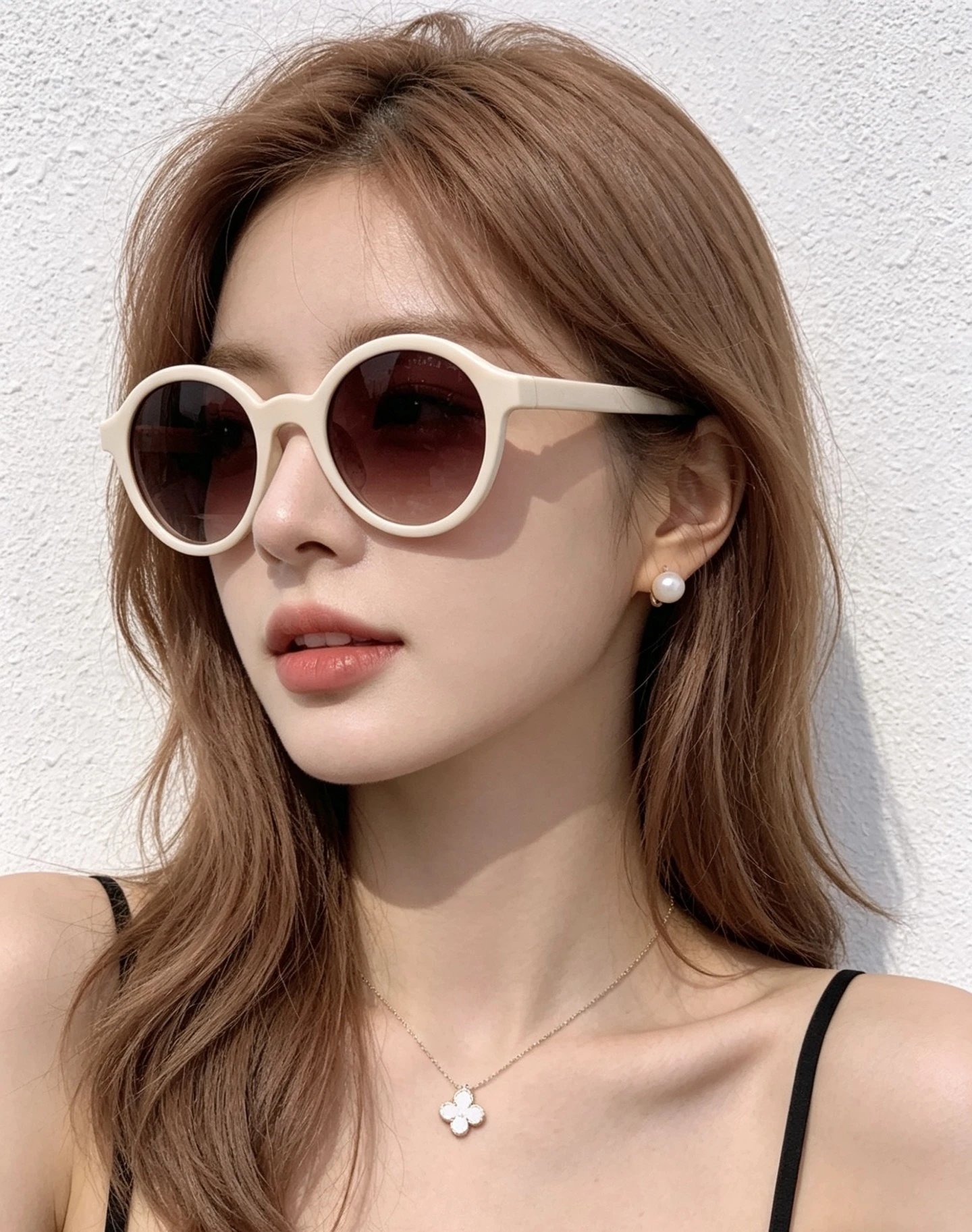GUCCI-偏光太阳镜 开春新款 潮流爆款 时尚圆框偏光太阳镜 高品质 佩戴舒适 网红潮款墨镜 女士高清偏光太阳镜 高品质TR镜框 型号：G6910