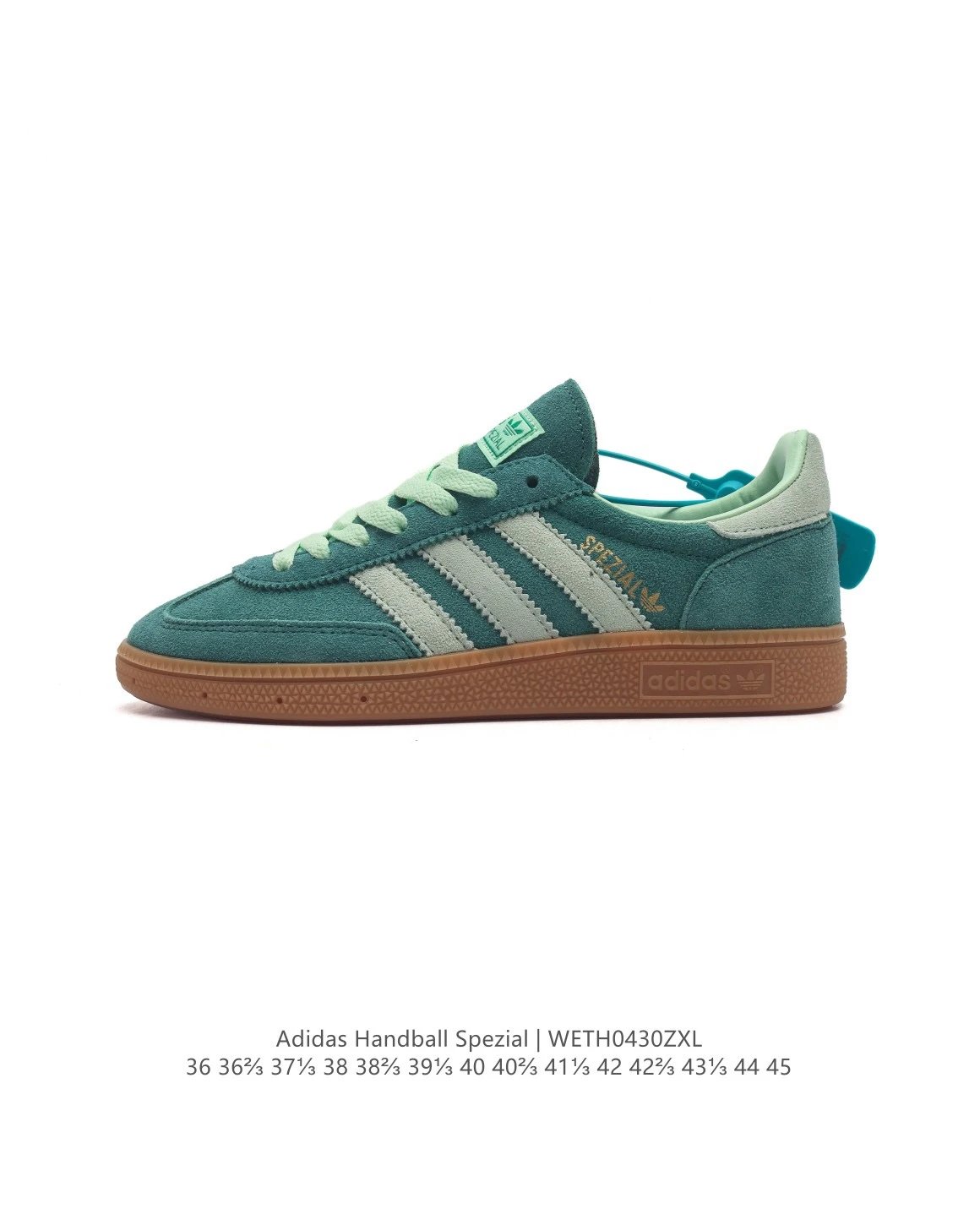 公司级阿迪达斯 Adidas HANDBALL SPEZIAL 三叶草学院风复古休闲板鞋 德训鞋 橡胶底柔软皮革经典运动鞋板鞋