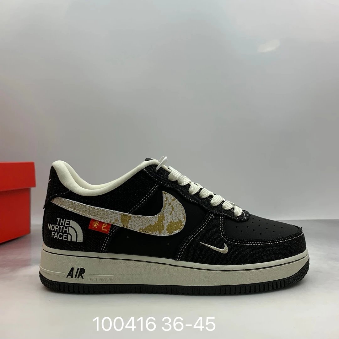 特价 Nike Air Force 1‘07 Low 北面联名 空军一号低帮休闲板鞋 原楦头原纸板 原装鞋盒 定制五金配件 内置全掌气垫 原厂鞋底