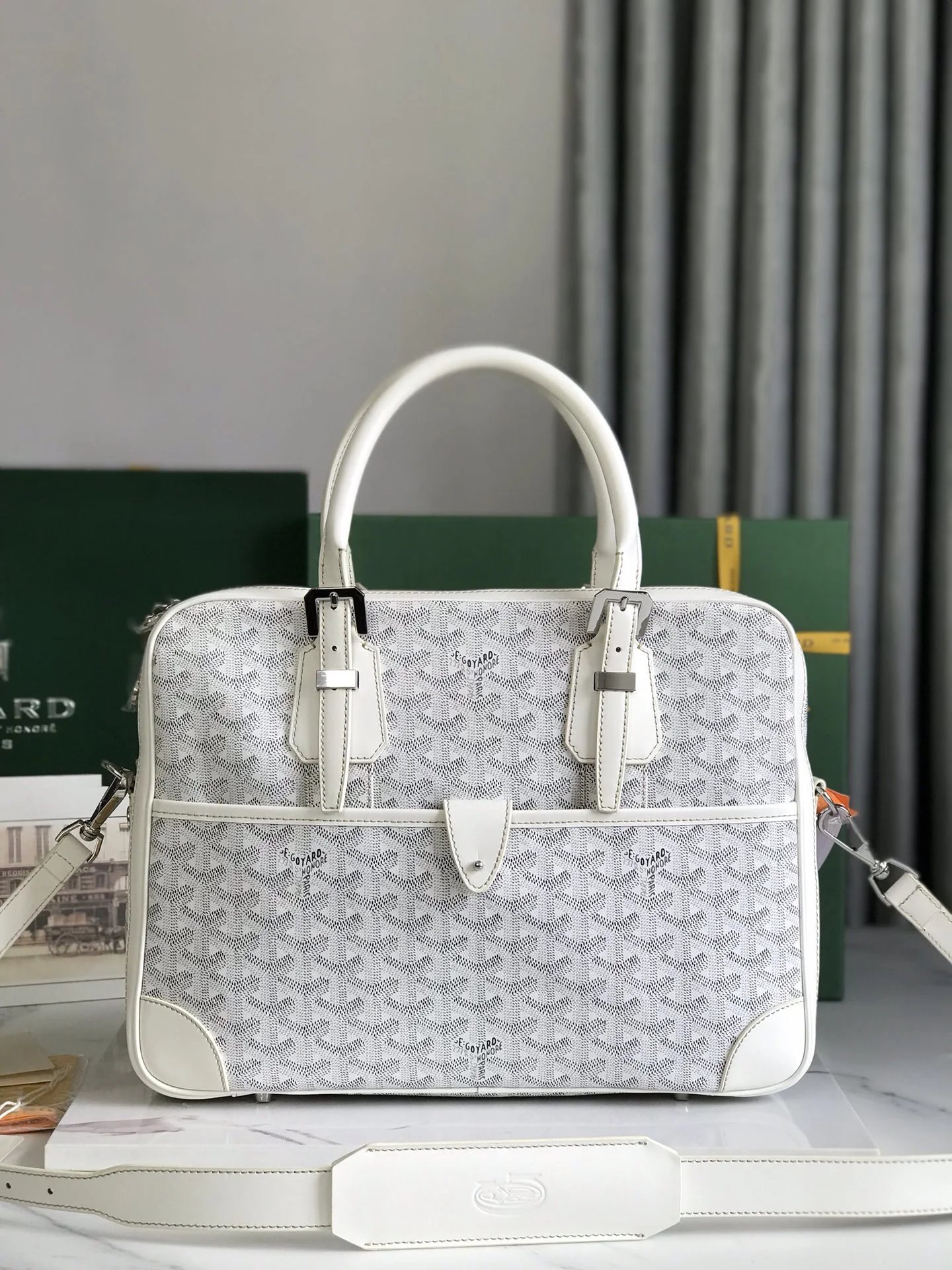 92Goyard Ambassad messagebag小号公文包