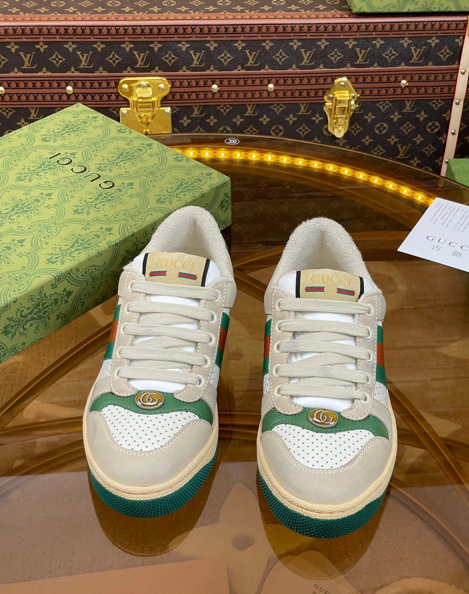高版本 GUCCI古驰休闲运动做旧小脏鞋-2