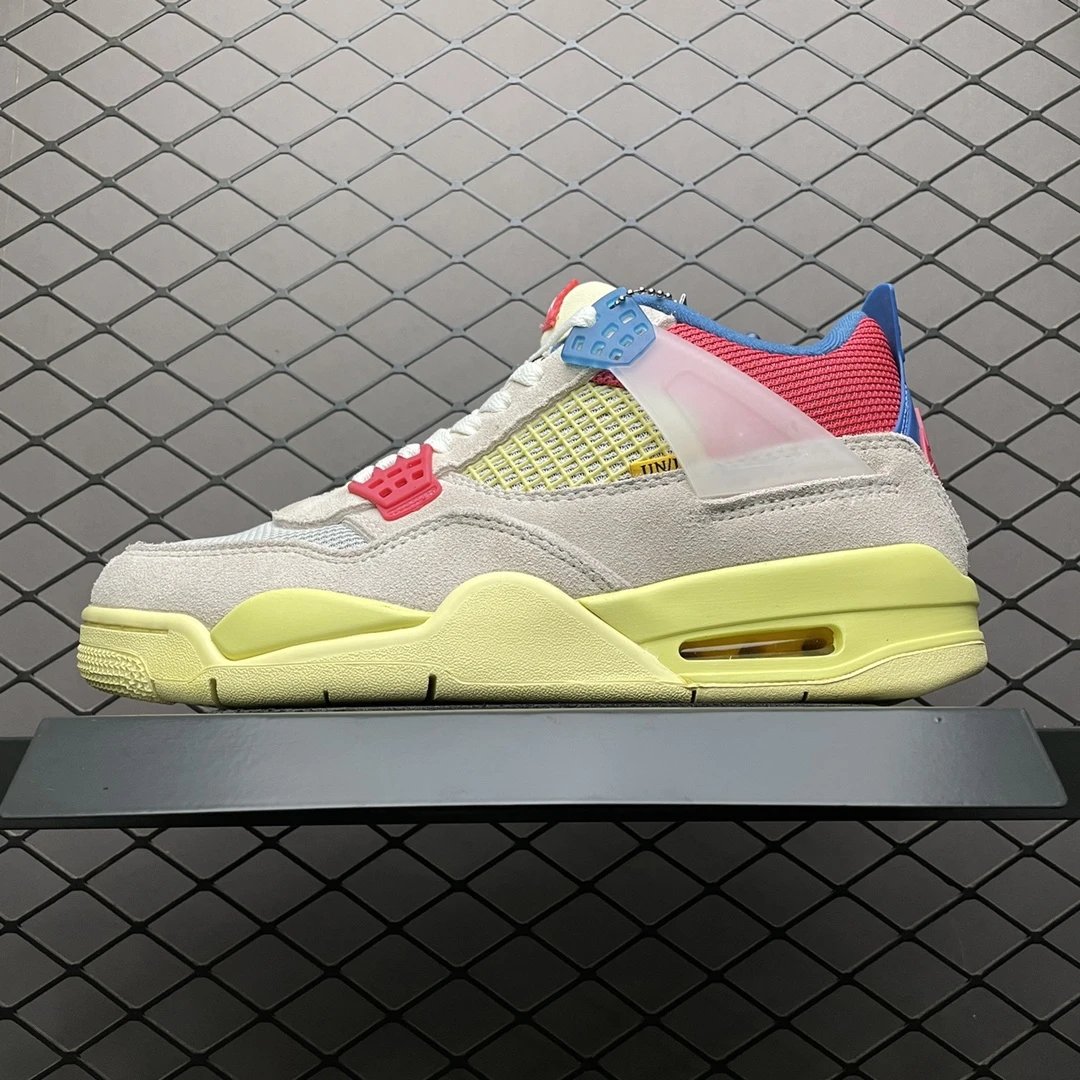 AJ4原厂版 Union x Jordan 4 Retro SP 洛杉矶知名球鞋店铺联名解构风男子文化篮球鞋 DC9533-001 全新版本 专业AJ大厂出品 主力合作工厂 优势供应市场 平民价格定位