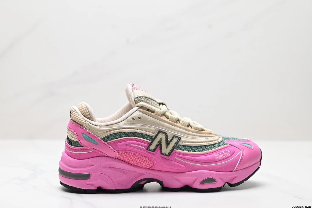 公司级新百伦New Balance 1000 系列低帮复古老爹风休闲运动跑步鞋 New Balance 在不同配色上其鞋面材质呈现不同感觉，无论是运动风抑或是高