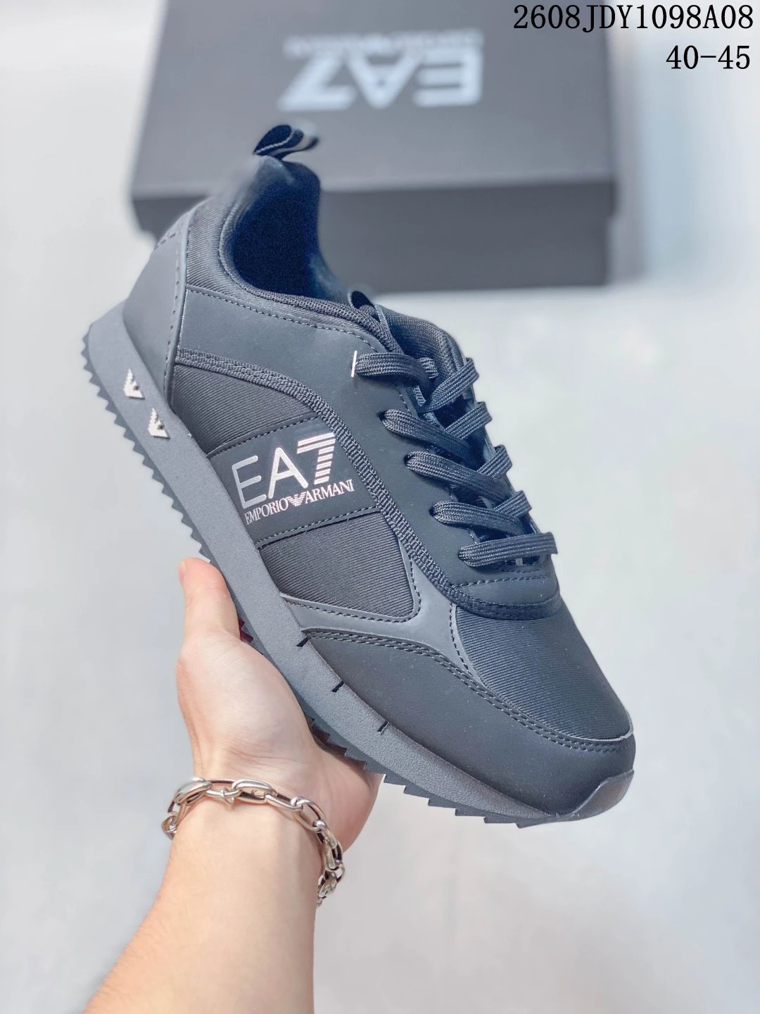 EMPORIO ARMANI阿玛尼 EA7 高街系带 低帮 运动休闲鞋810085EWO 40-45 08JDY1098A08