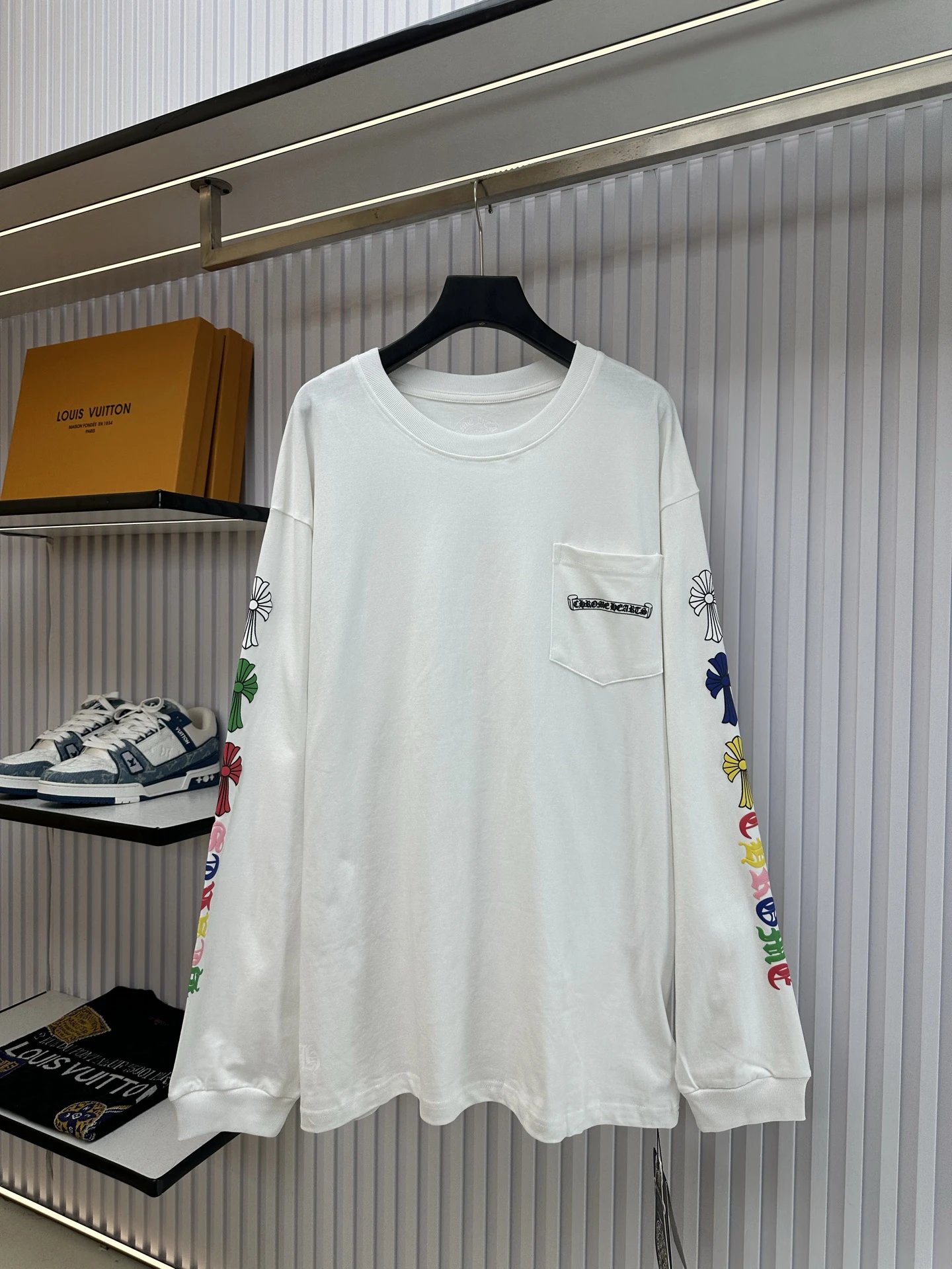 Chrome Hearts 彩虹幻影十字架长袖