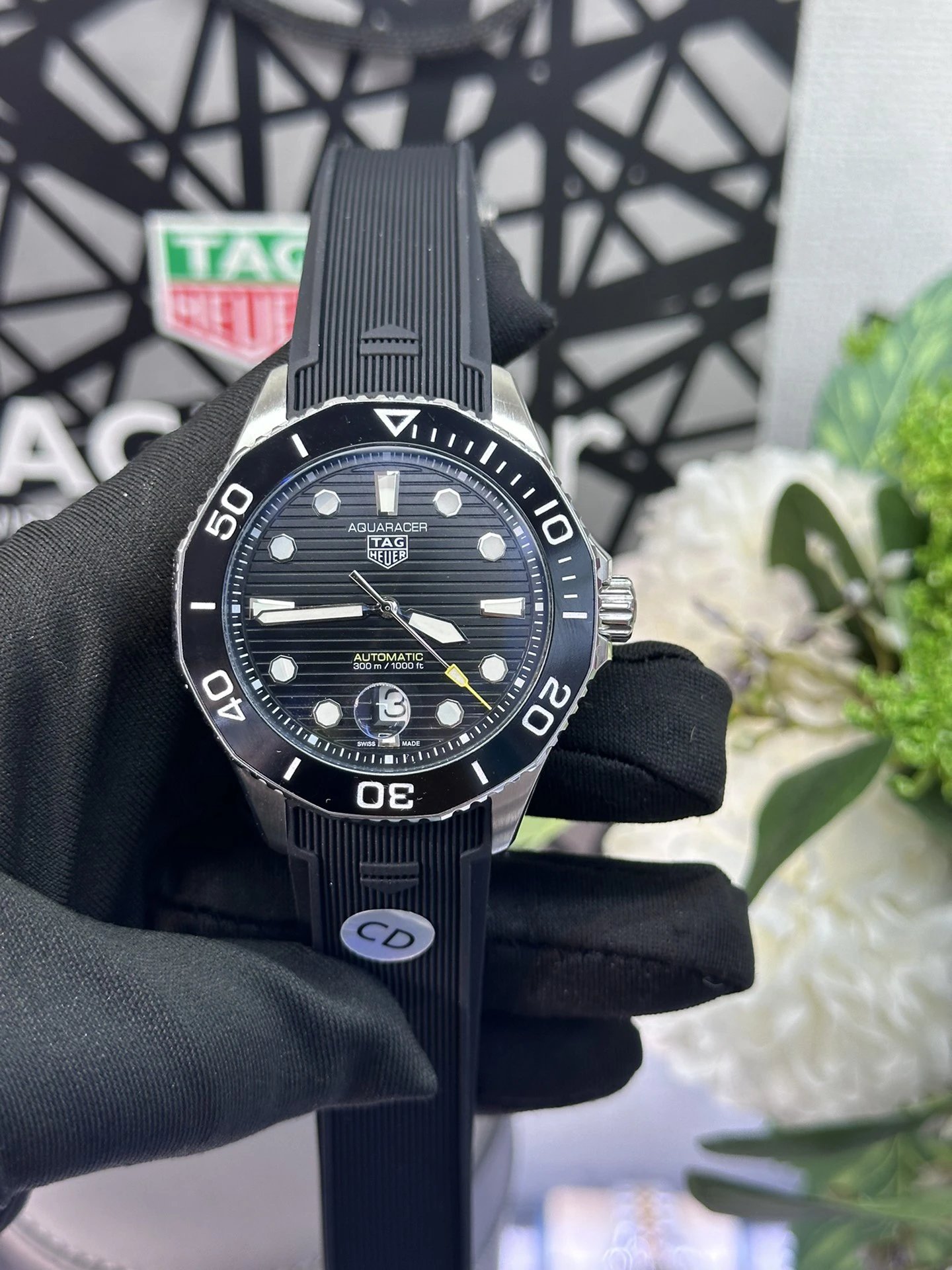 独家实拍图 Tag heuer泰格豪雅，全自动机械表