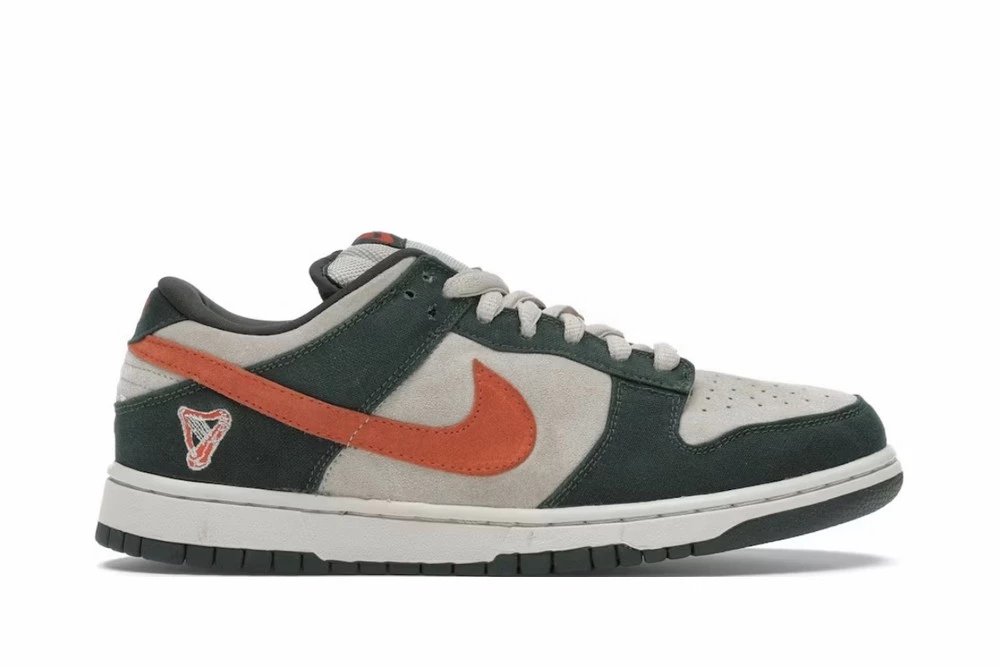 Nike Dunk Low Green Orange Sneakers