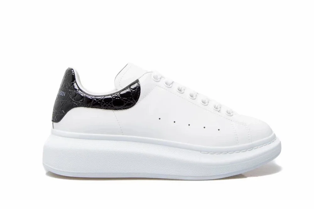Alexander McQueen Oversized Negro Cocodrilo