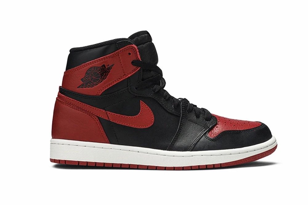 Jordan Air Jordan 1 High Black Red Sneakers