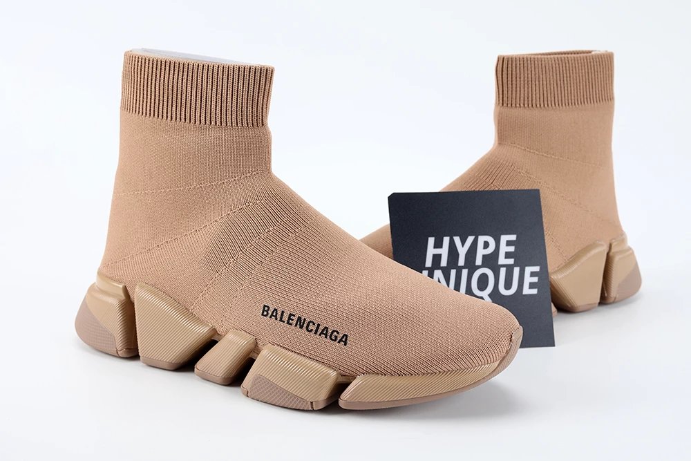 Balenciaga Speed Sock Beige Sneakers