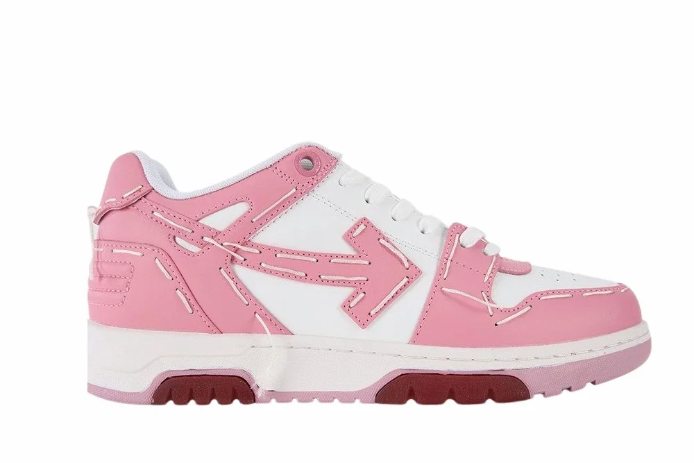 OFF-WHITE Out Of Office Sartorial Stitching Blanco Rosa