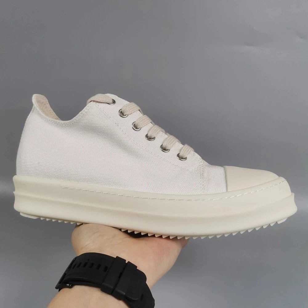 Rick Owens DRKSHDW Low Top White Sneakers