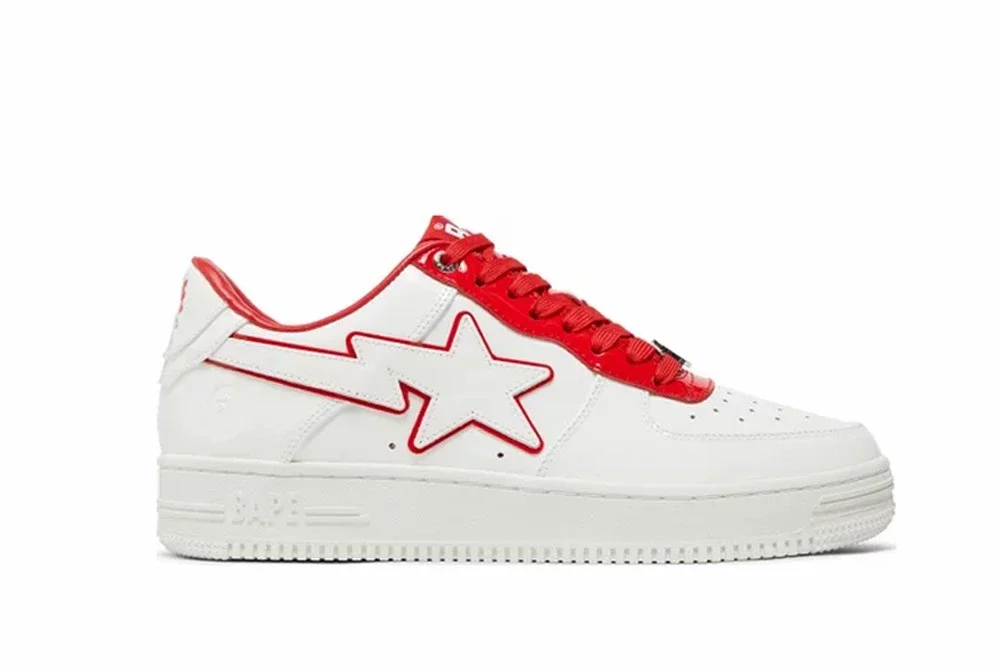 Bapesta #8 M1 Blanco Rojo