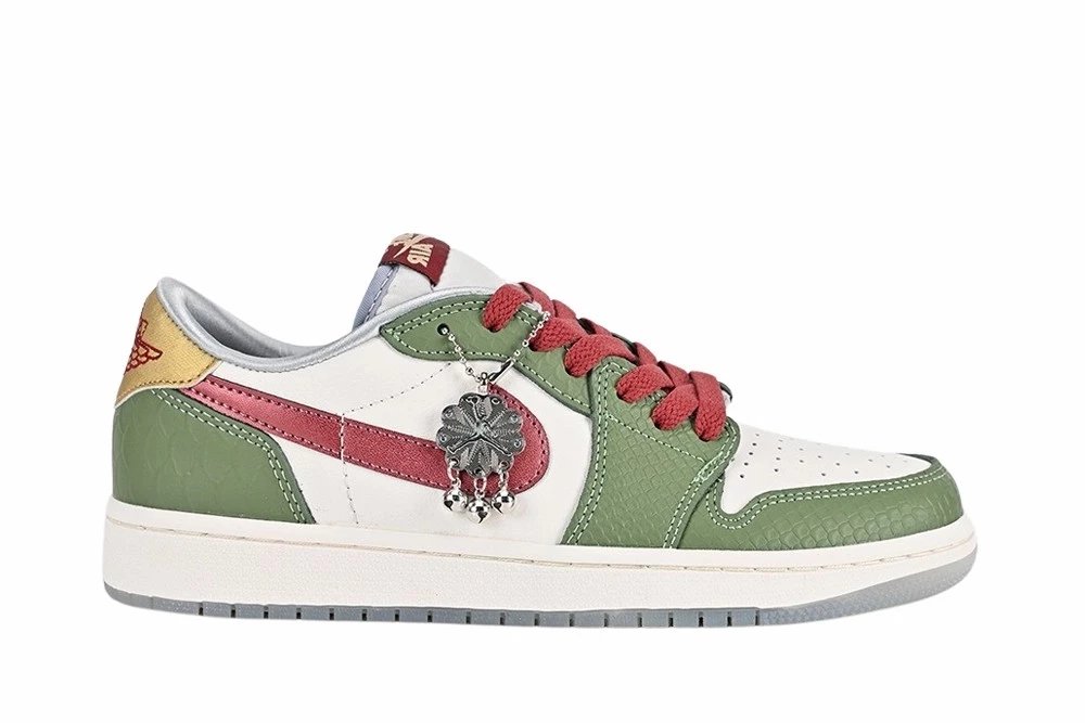 Jordan Air Jordan 1 Low Green Red Sneakers