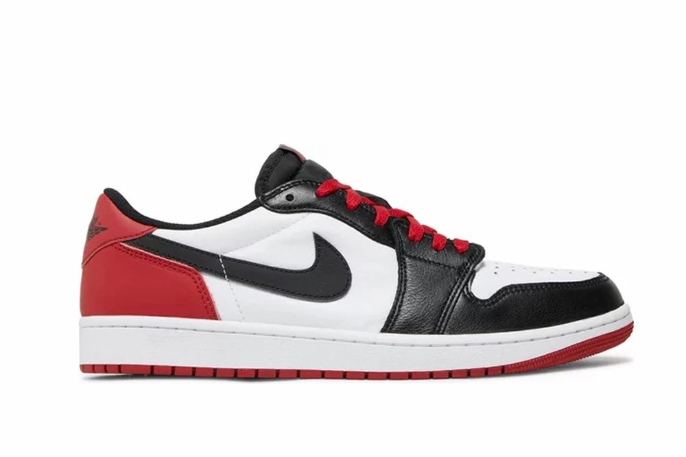 Jordan Air Jordan 1 Low Black White Red Sneakers