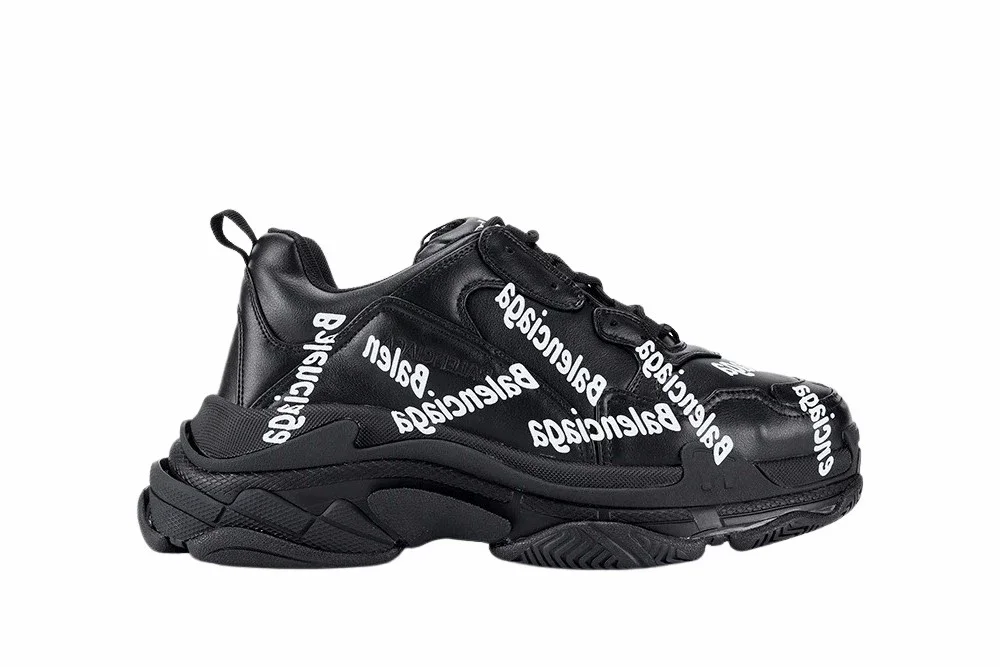 Balenciaga Triple-S Negro con Logo