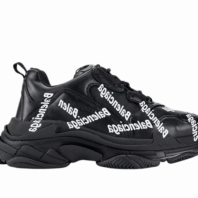 Balenciaga Triple-S Negro con Logo