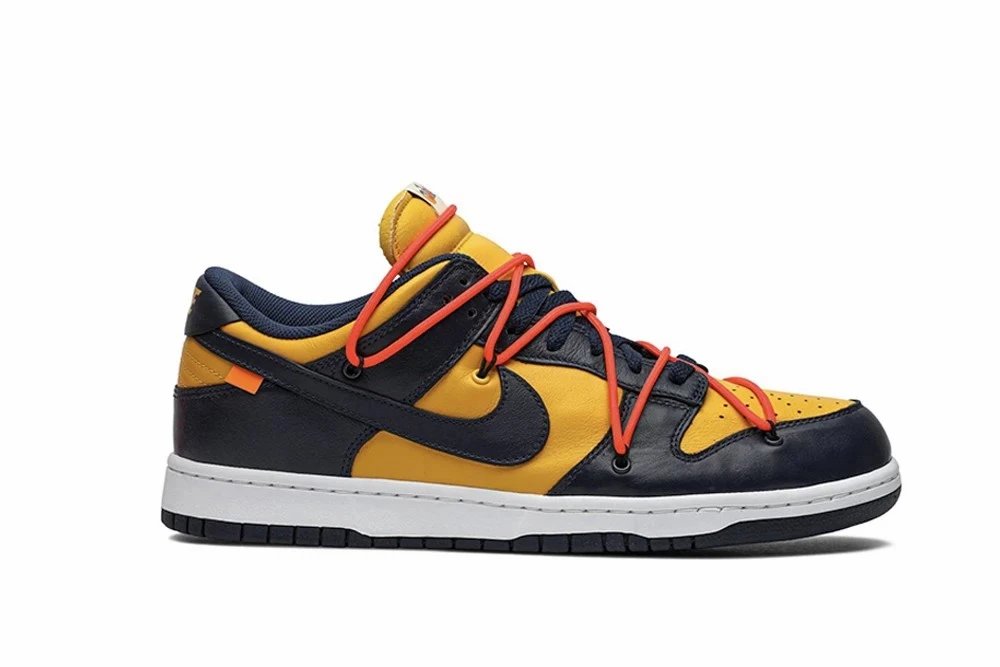 Nike Dunk Low University Gold Midnight Navy Sneakers