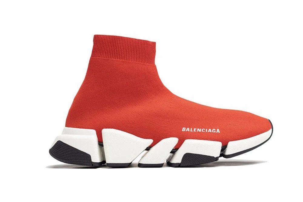 Balenciaga Speed 3.0 Red White Sneakers