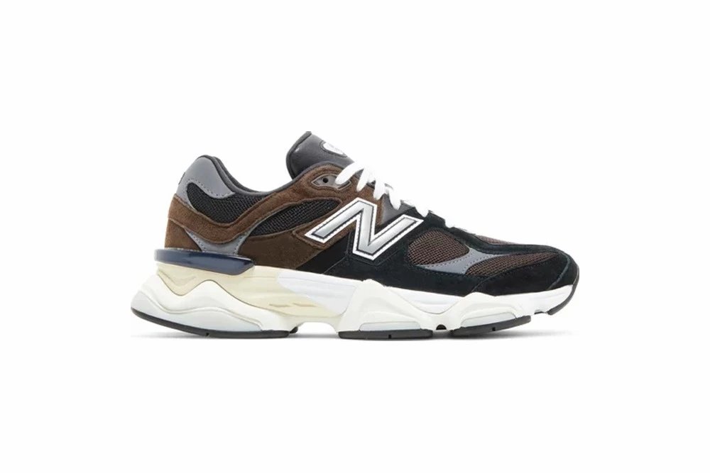 New Balance 9060 Brown Black Sneakers