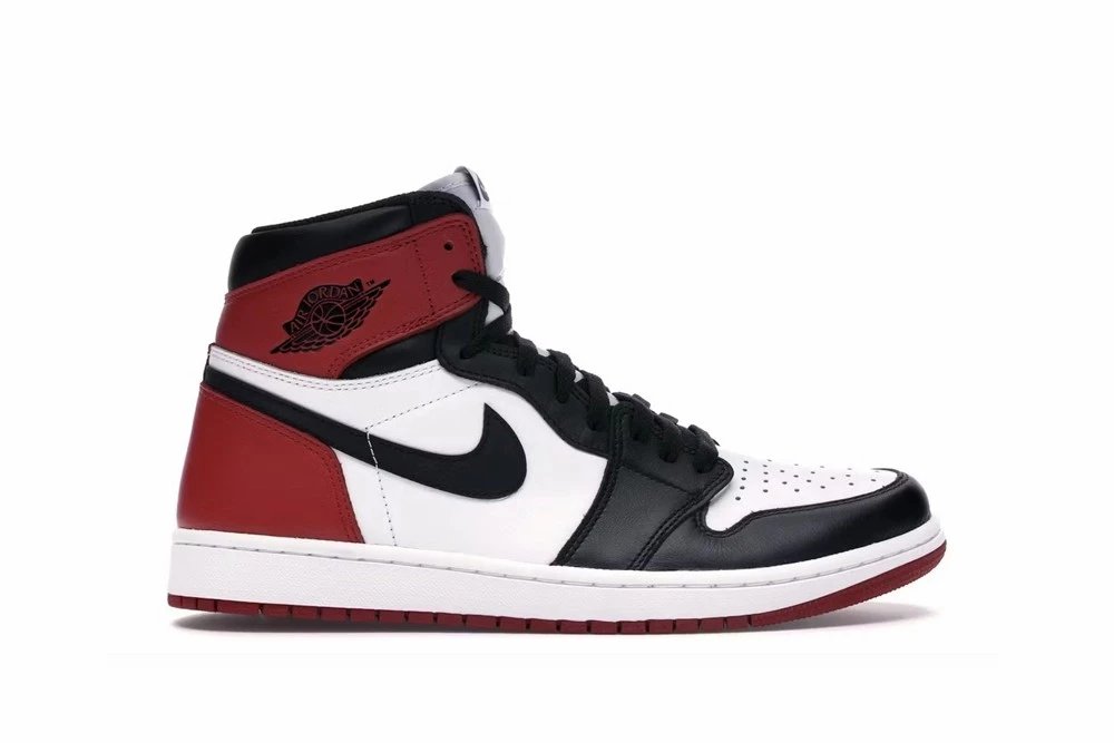 Jordan Air Jordan 1 High Black Toe Sneakers