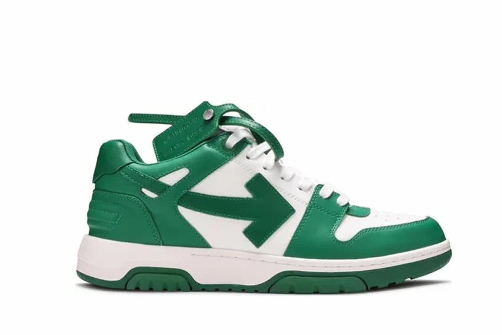 Off-White Out of Office Green White Sneakers