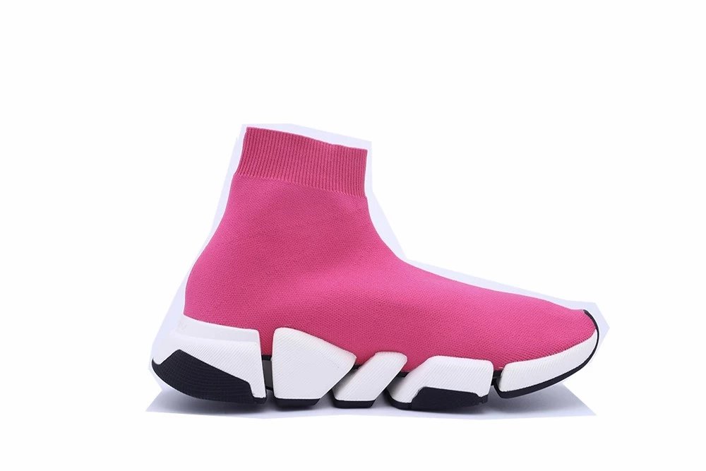 Balenciaga Speed Pink White Sneakers