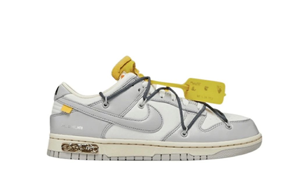 Nike Dunk Low Off-White White Grey Sneakers