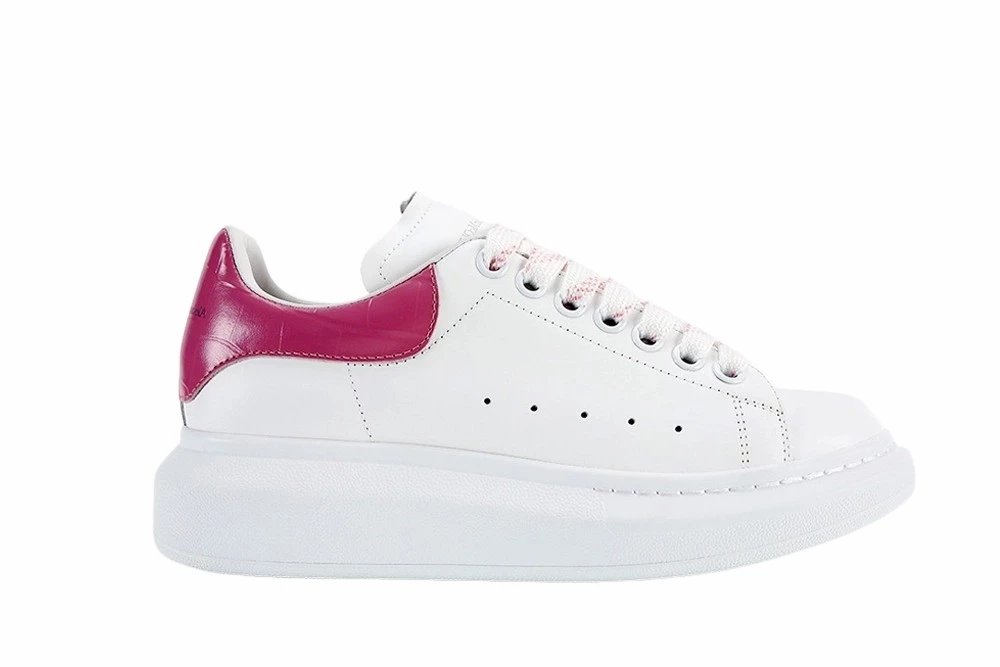 Alexander McQueen Oversized White Pink Sneakers