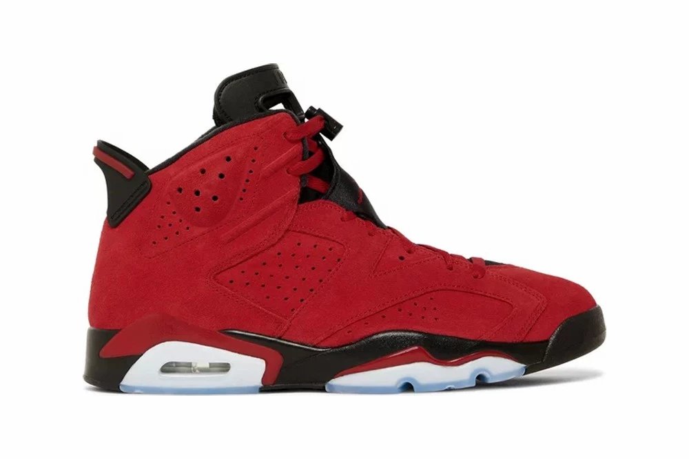 Jordan Air Jordan 6 Image Red Black Sneakers