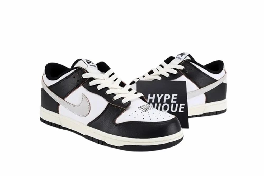 Nike Dunk Low Black White Sneakers