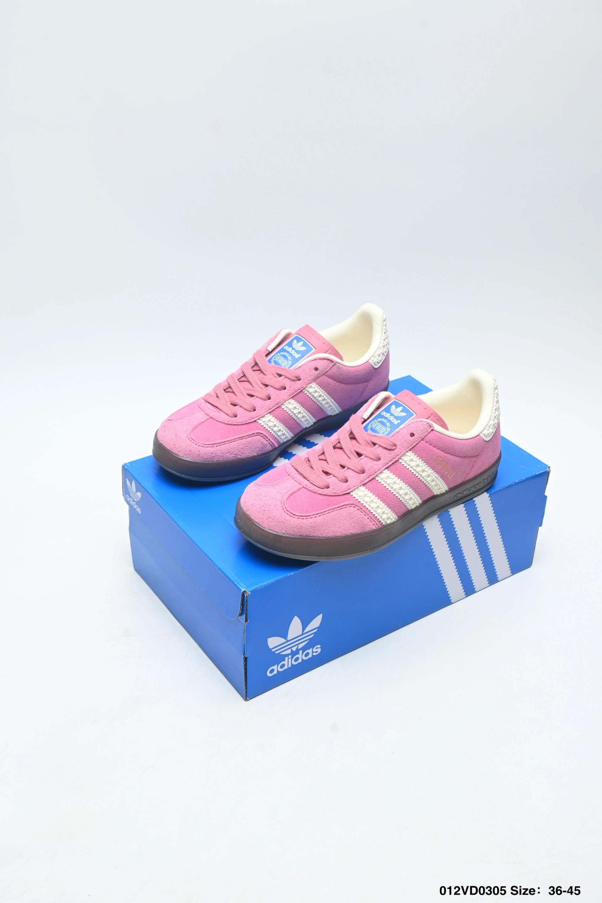 特价阿迪达斯AdidasOriginals Wb Pony Tonal Samba 桑巴舞系列绅士德训足球风百搭低帮休闲运动板鞋 编号：012VD0305