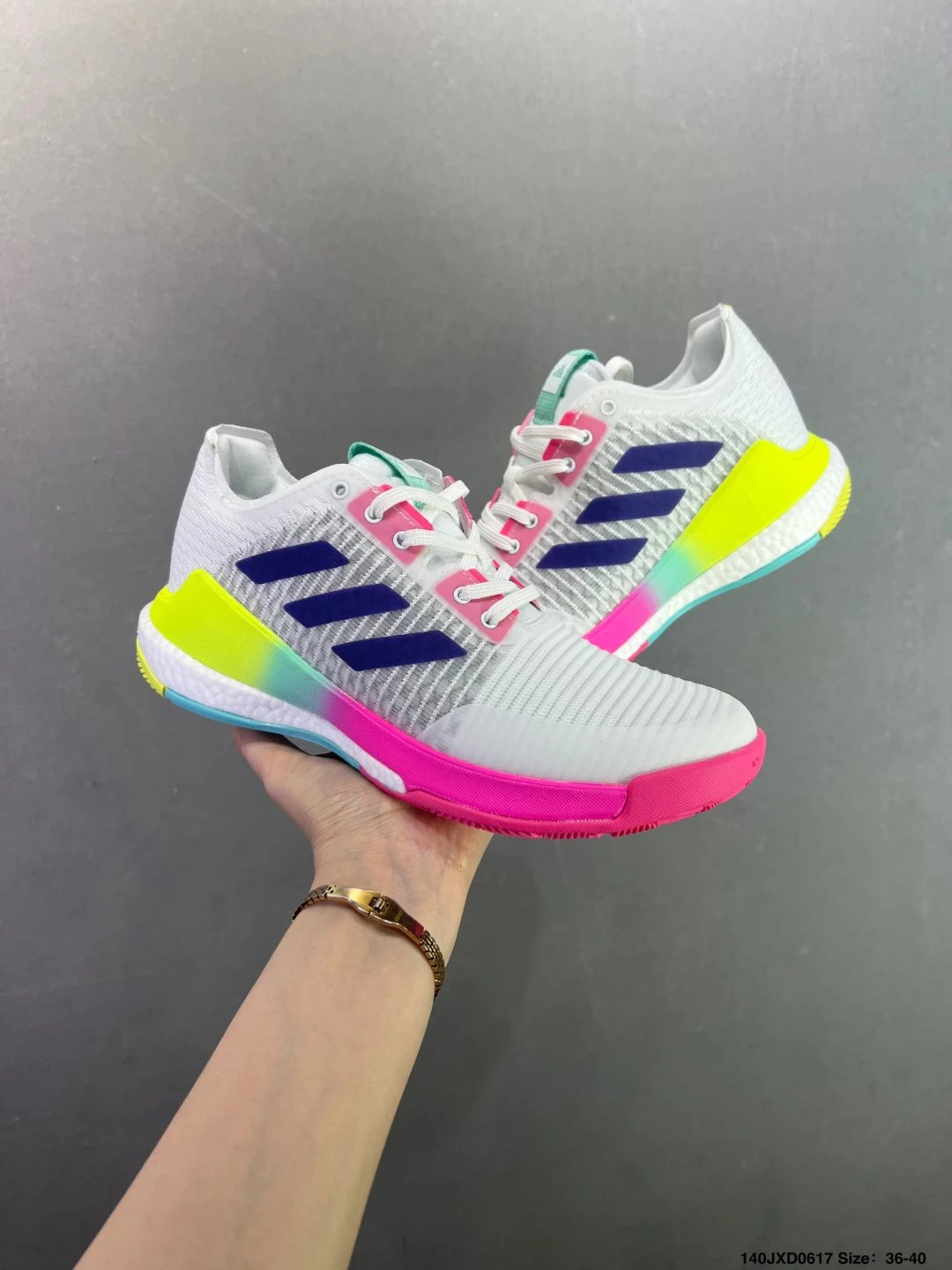 adidas crazyflight舒适 防滑耐磨 低帮 训练鞋