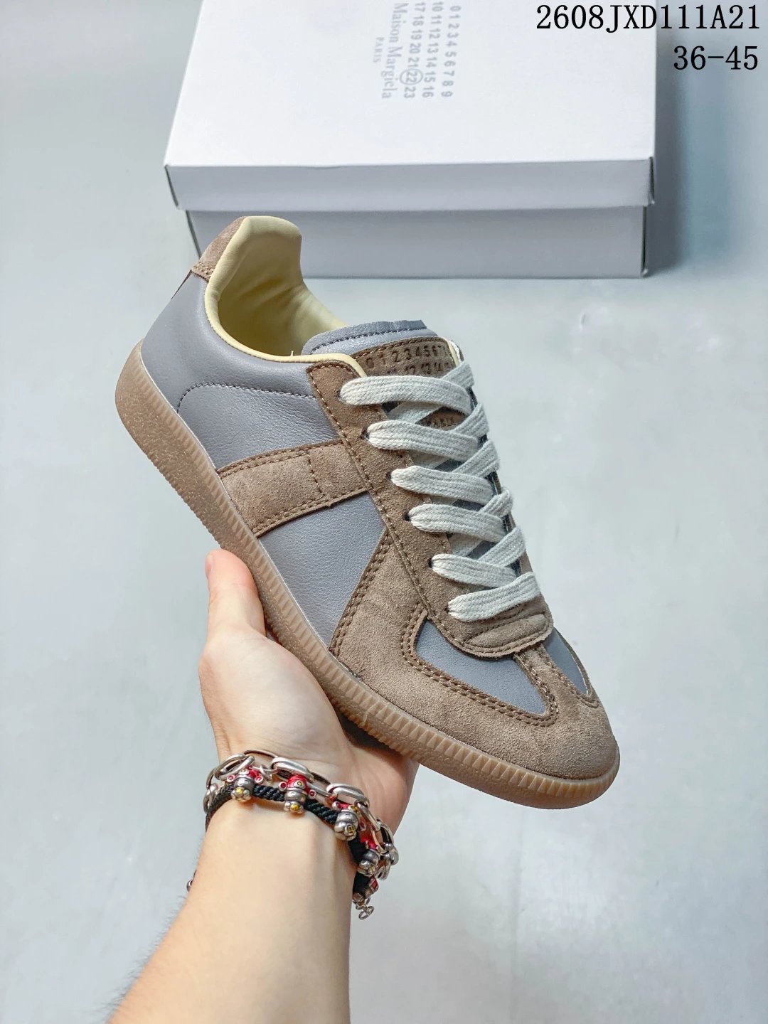 MMM Maison Margiela 梅森马吉拉 Replica Wedge 小牛皮低帮板鞋