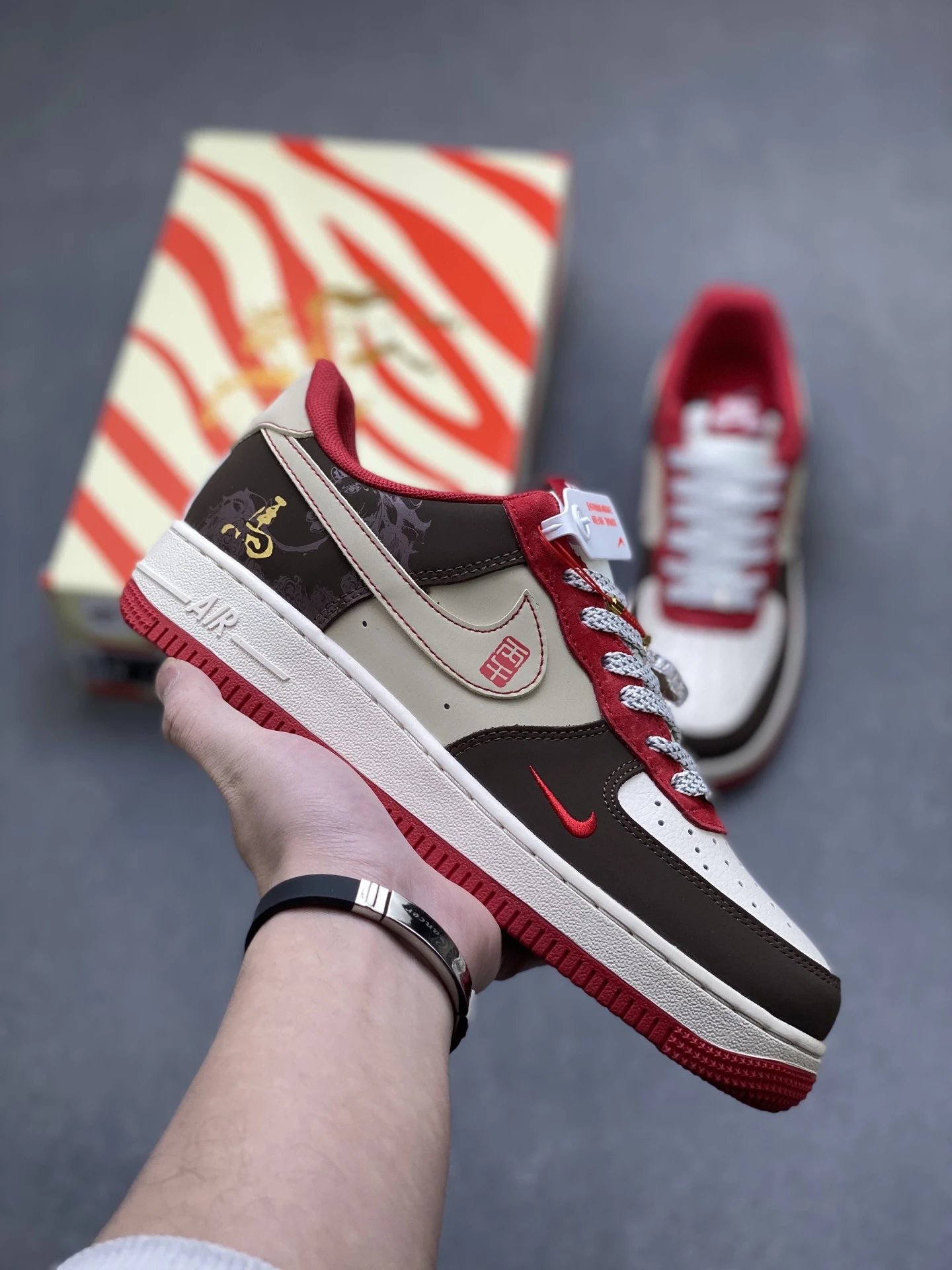 海外限量发售！公司级NIke Air Force 1 07 Low 空军一号低帮 运动鞋 休闲鞋 折边针车 工艺难度大 原楦头原纸板 原装鞋盒 定制五金配件 内置全掌气垫 原厂鞋底-3