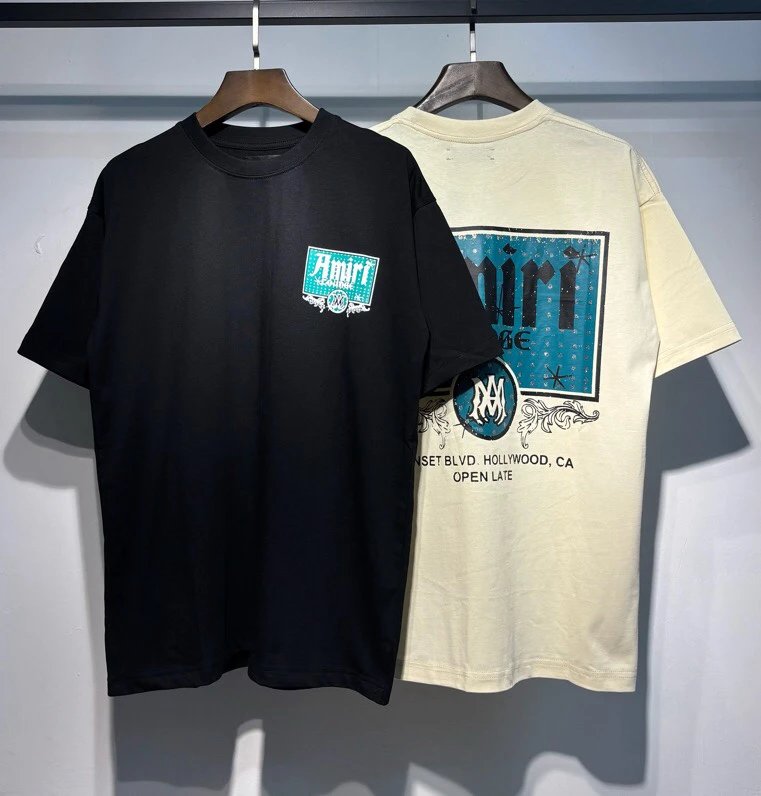 AMIRI实拍 黑色 杏色挂拍S. M. L. XL