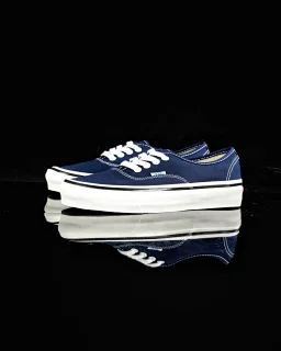 thumbnail for Pure Original [VAN] Vans Authentic 44 DX Navy Blue Official Vans Comfortable Versatile Low-Top Casual Canvas Shoes Combine Vans Anaheim's vintage attributes, redefining the shoe style in terms of shape and fit