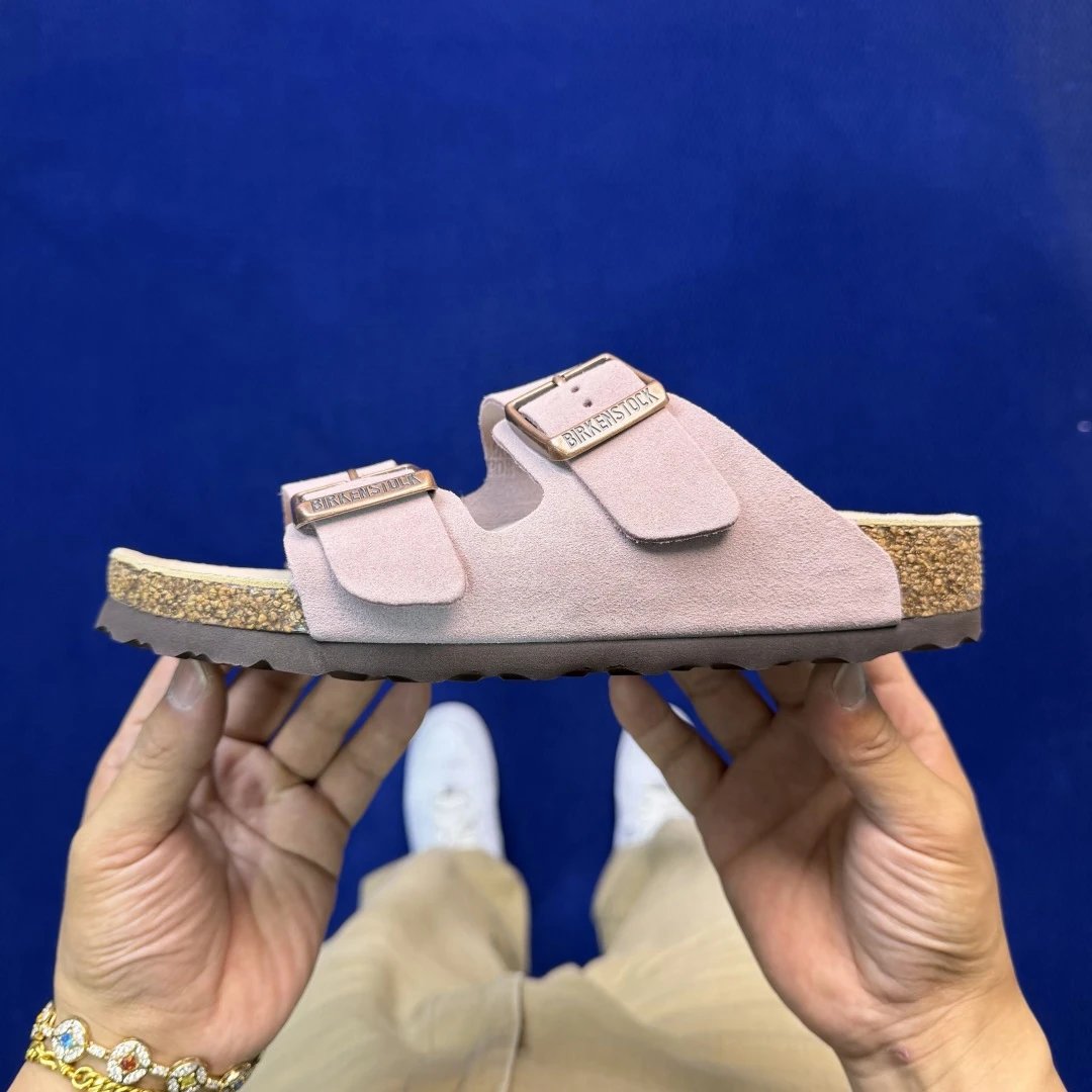 勃肯博肯 Birkenstock Arizona 潮流柔软 舒适 防磨一字拖鞋-5