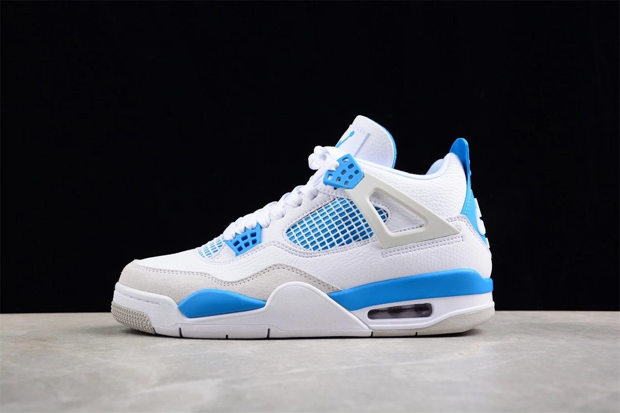 Air Jordan 4 Retro Military Blue A乔4白蓝灰元年配色 FV5029-141