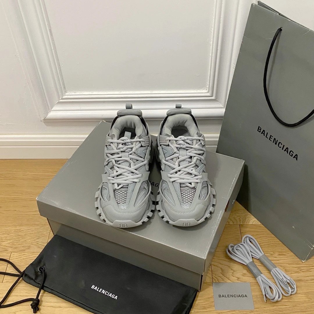 太空灰 Balenciaga·巴黎世家 2022ss 新款新色 Track 3.0三代老爹鞋 运动鞋 户外概念鞋
