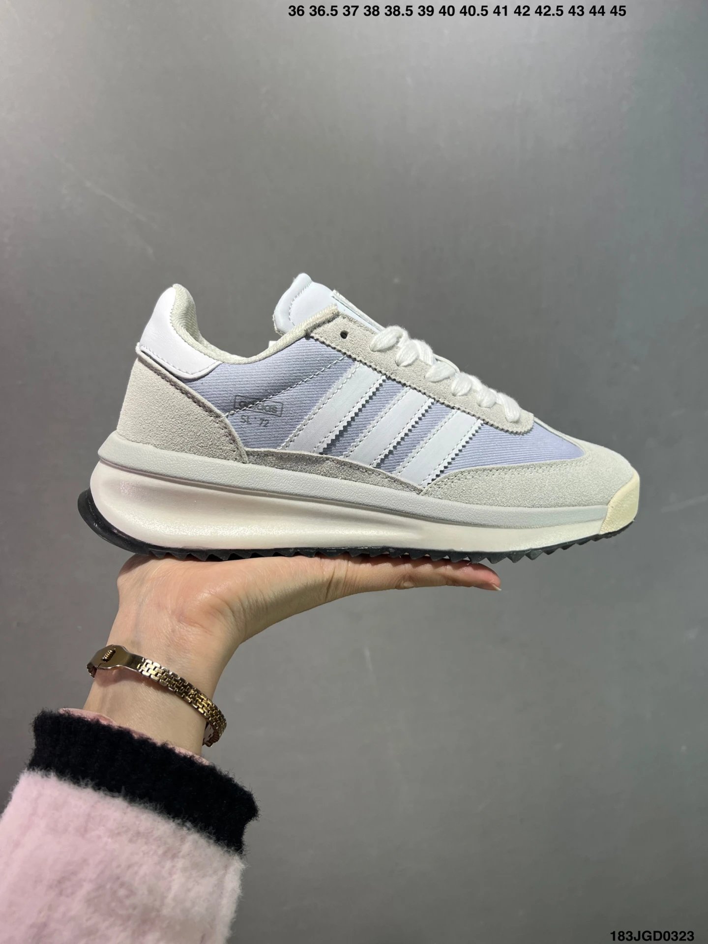 真标阿迪达斯Adidas SL 72 RTN三叶草复古休闲跑步鞋休闲运动鞋-3