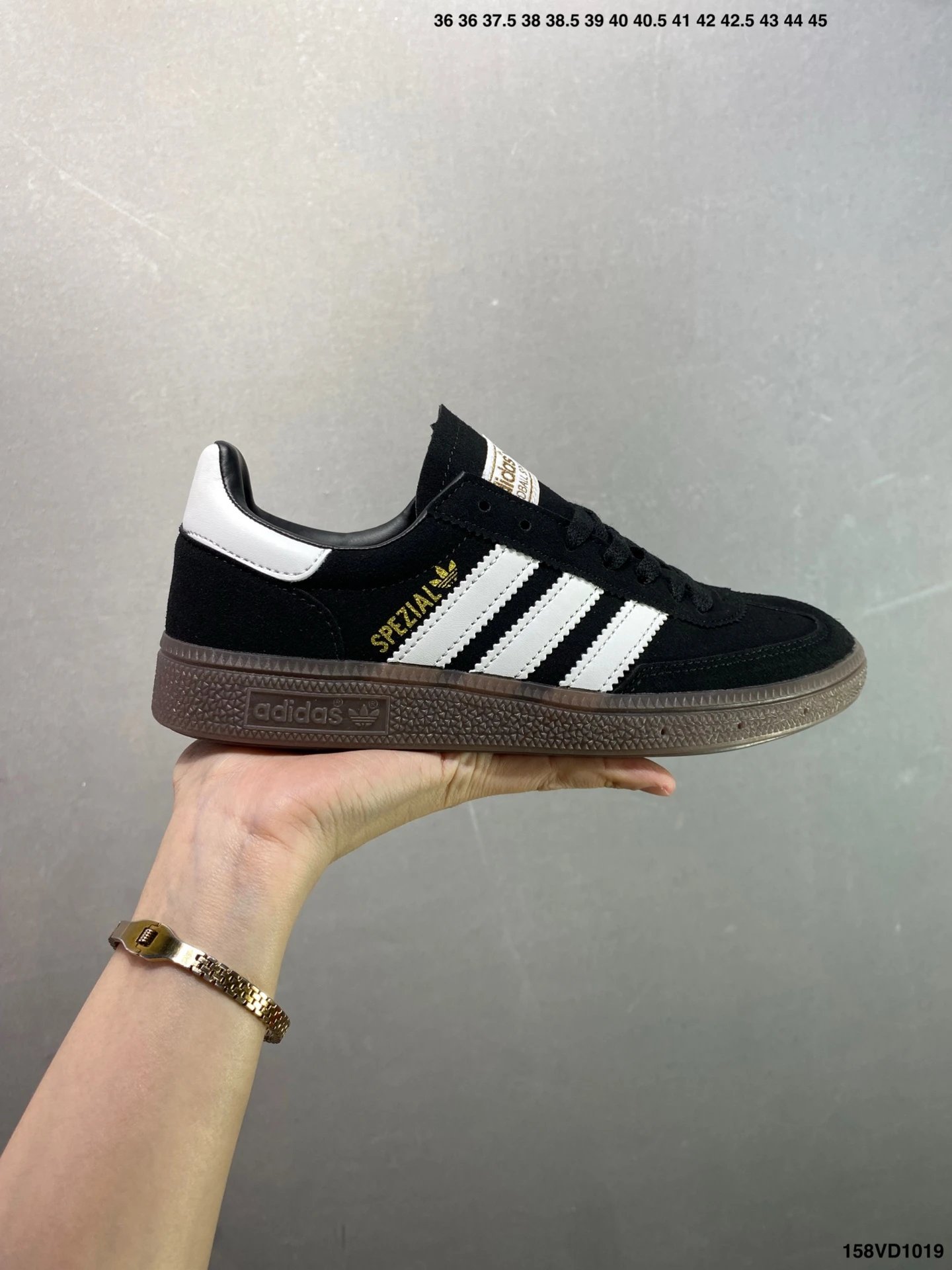 Adidas HANBALL SPEZIAL SR复古单品 阿迪达斯经典款复古休闲板鞋 原厂原档案开发出品 皮料切割干净无任何毛边 鞋型细节完美 超高清洁度-2