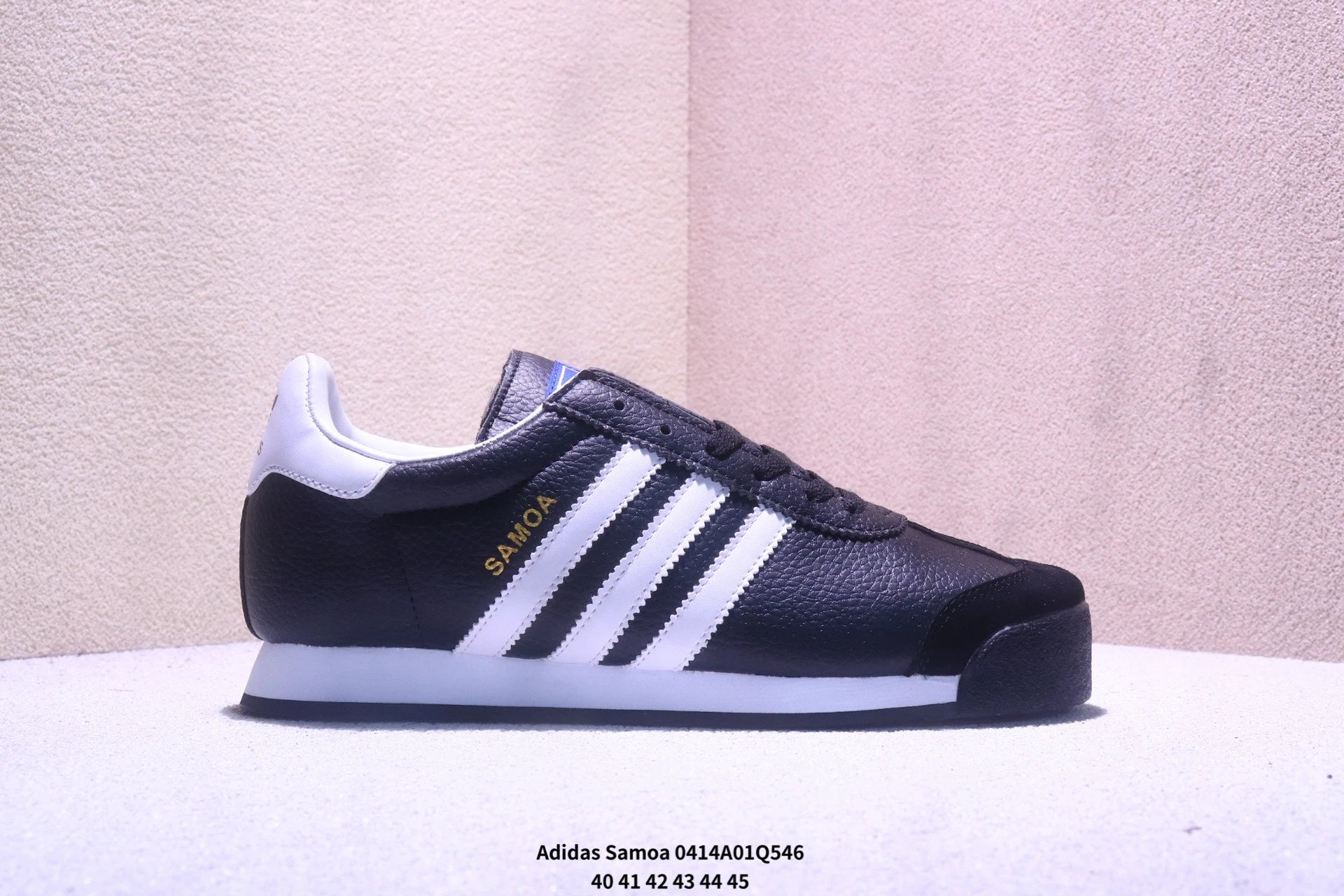 Adidas Samoa 阿迪达斯三叶草复古休闲跑步鞋 T头鞋 牛皮材质 真标 尺码见图 XM0414Q546