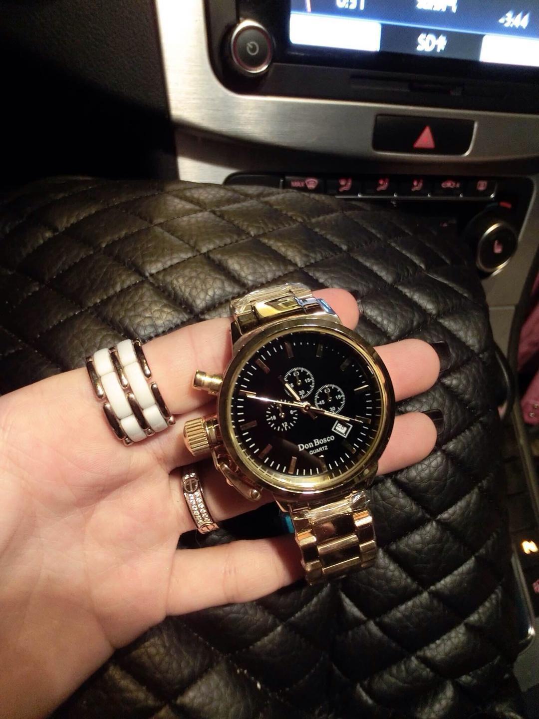 韩国donbosco 土豪金 手表日本机芯 送盒