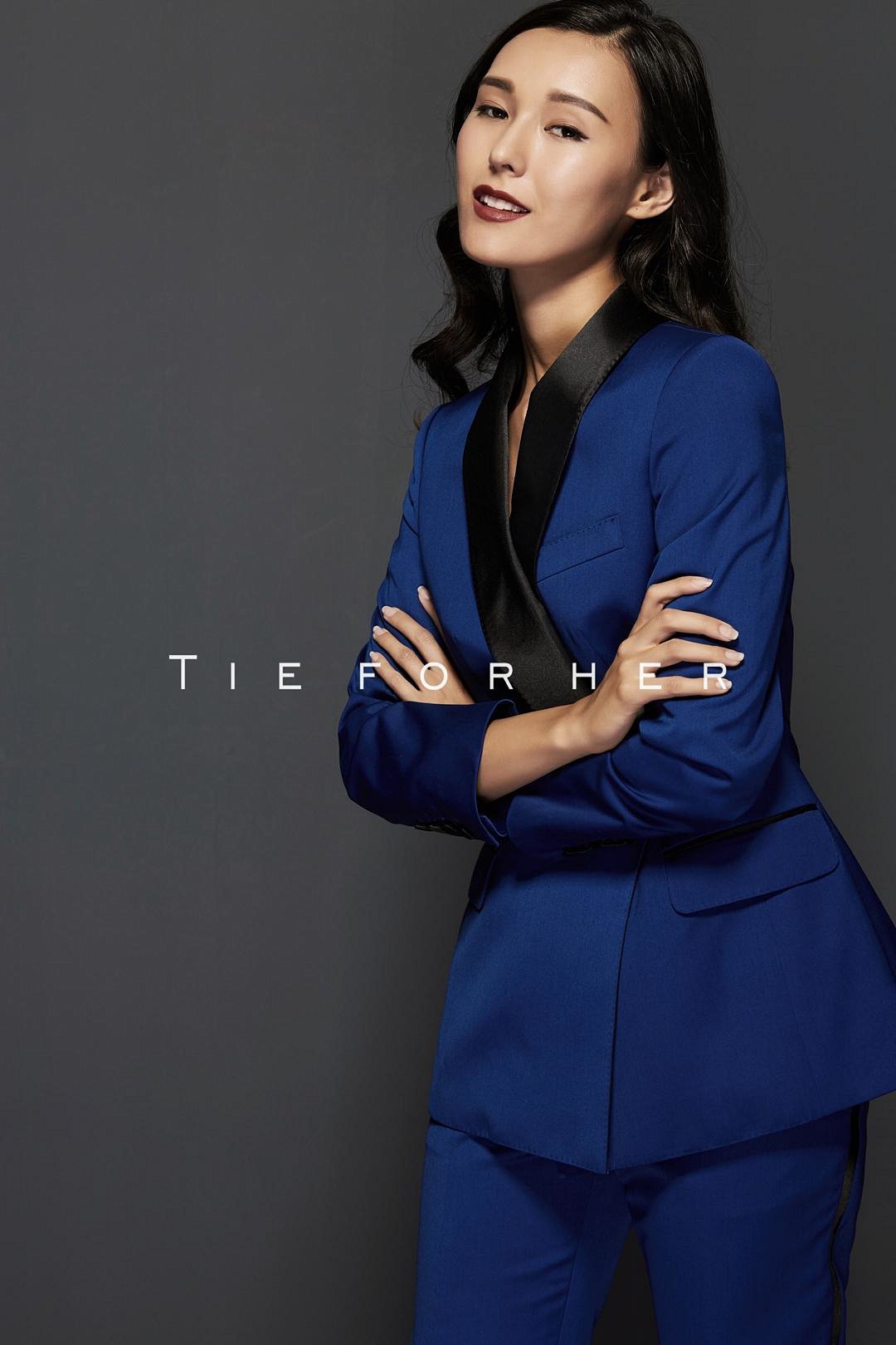 tf019宝蓝色青果领礼服款西装