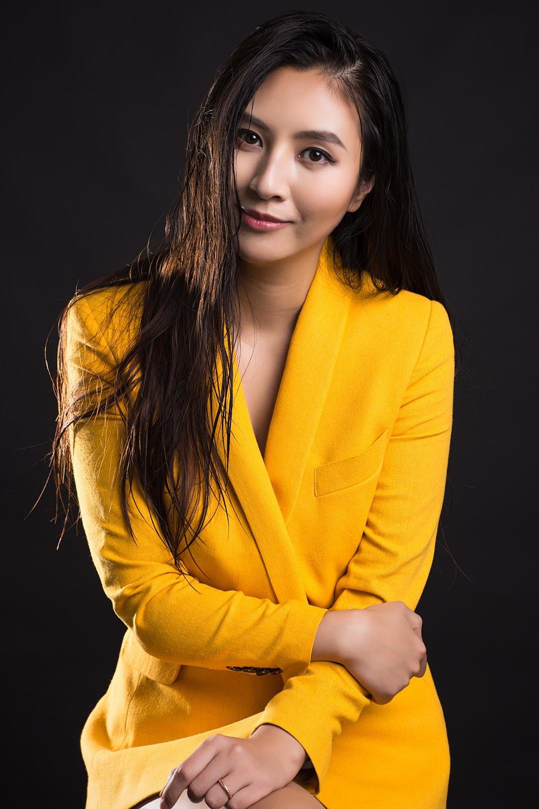 tf005 姜黄色双排扣 西装