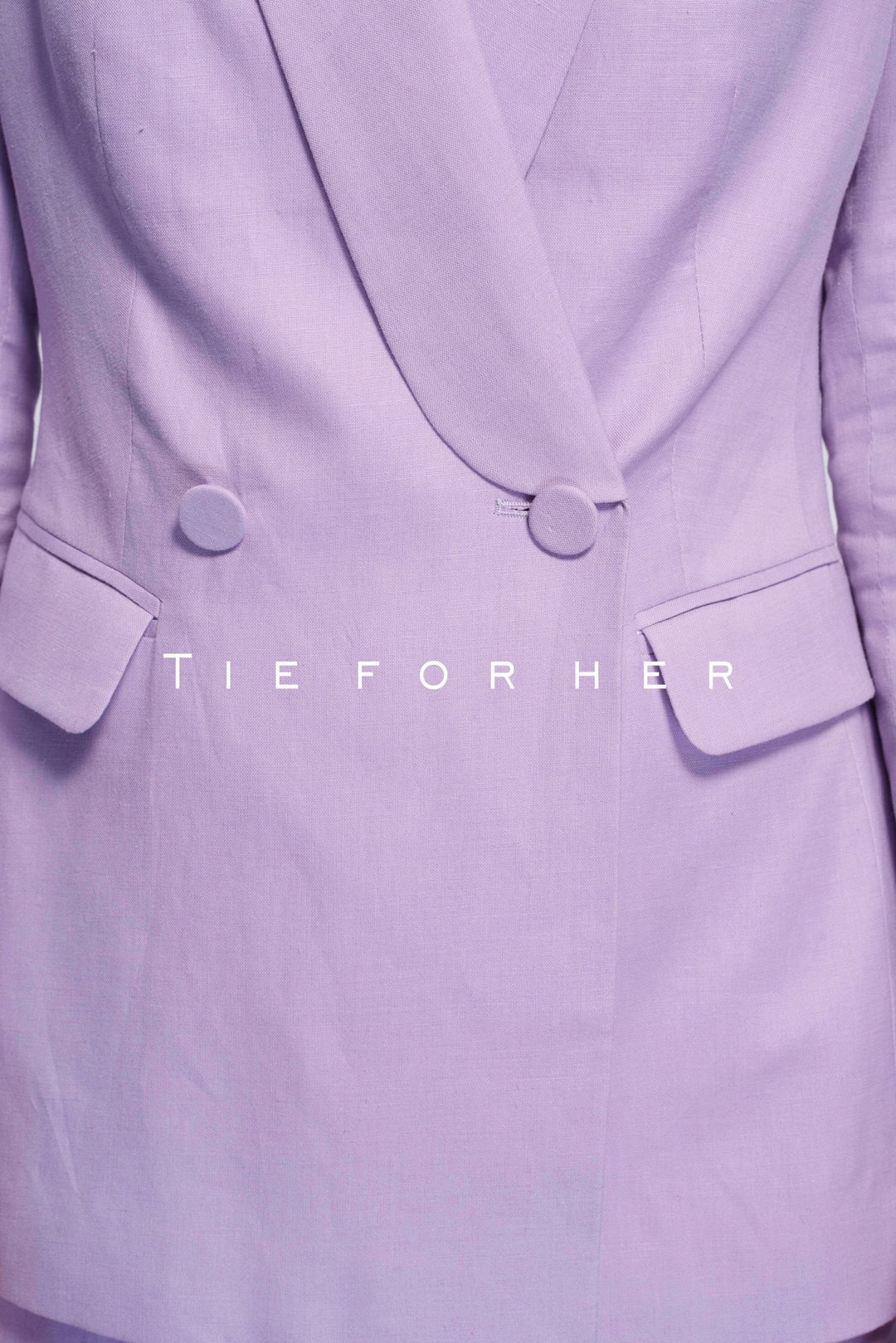 tf078 香芋紫青果领双排扣两件套西装