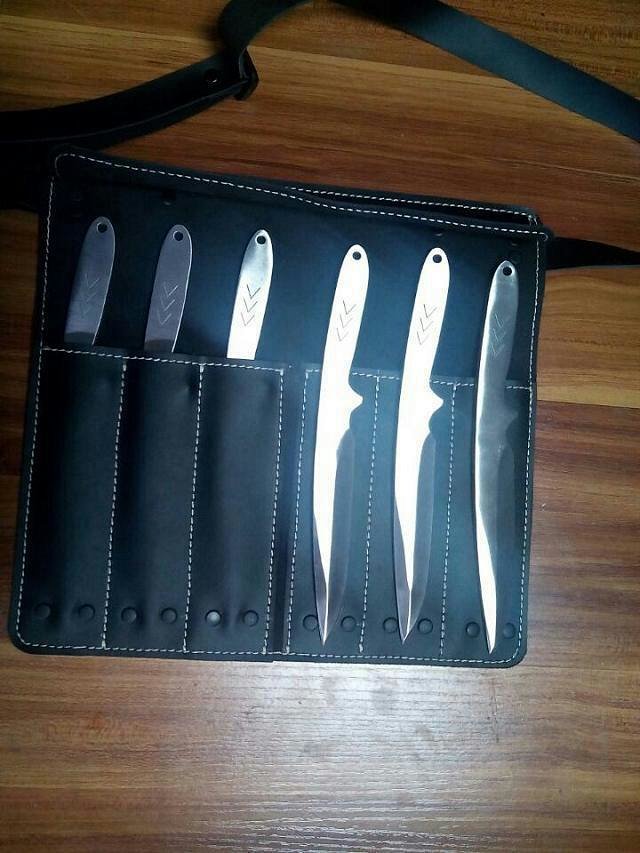 武术器械飞刀 刀名圣者飞刀 厚度5mm 长度220mm 直飞旋风爱好者的最爱