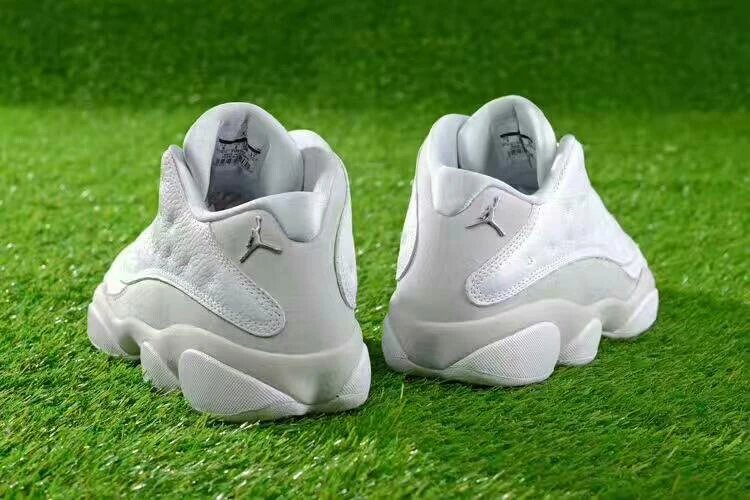 原装air jordan 13 乔13低帮 aj13全白篮球鞋